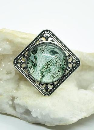 Брошка ромб візерунки арт. 77300