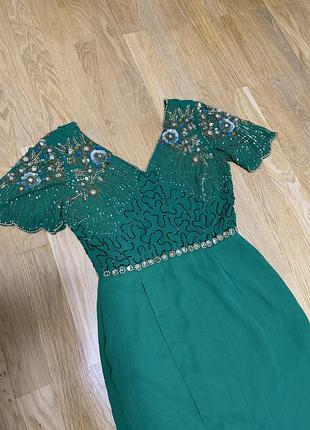 Сукня вишита бісером s-m