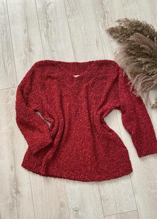 Ji-fan свитер/кофточка 🌺свитер цвета марсала