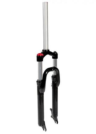 Вилка 29" амортизационная сталь 1-1/8" disc/v-br безрезьб. шток-260мм travel-100мм fsd lj-536m черный