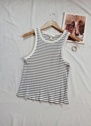 Базова майка/топ в рубчик/у смужку