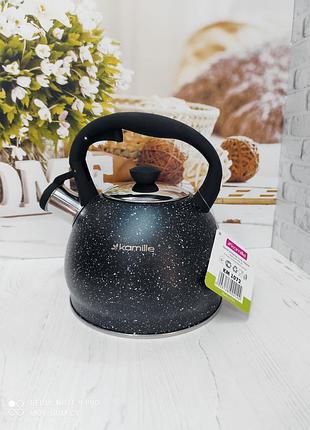 Чайник зі свистком камілла 2 л