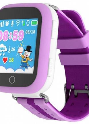 Детские умные смарт часы с gps smart baby watch q100 lilac(сиреневый)