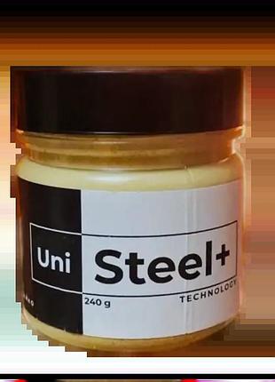 Uni steel+ универсальная крепежная паста 240гр