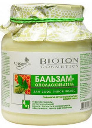 Бальзам-кондиционер bioton cosmetics nature пчелиное молочко для всех типов волос 500 мл