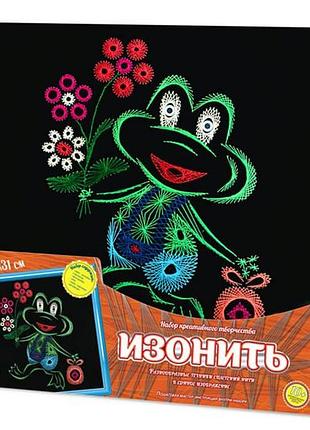 Вишивка ізонитка "жабка" danko toys