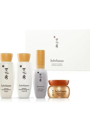 Набір мініатюр для зволоження та відновлення шкіри sulwhasoo miniature basic kit (4 items)