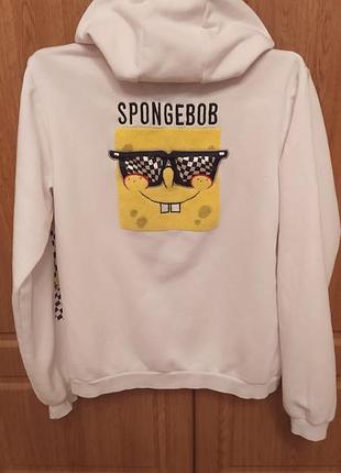 Кофта белая, пусер с рисунком disney