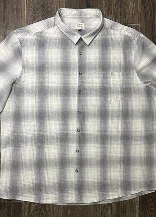 Чоловіча сорочка розміру 3xl з довгим рукавом, повсякденна