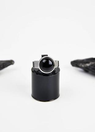 Кольцо из мед. стали с аметистом, лабрадором, лунным камнем, авантюрином, нефритом, агатом, кварцем агат арт.