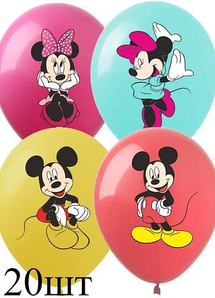 Повітряні латексні культки.тм show (1 ст.) 12" (микки та минни) , ціна за 1 штуку