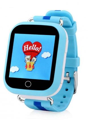 Детские умные смарт часы с gps smart baby watch q100 blue (цвет голубой)