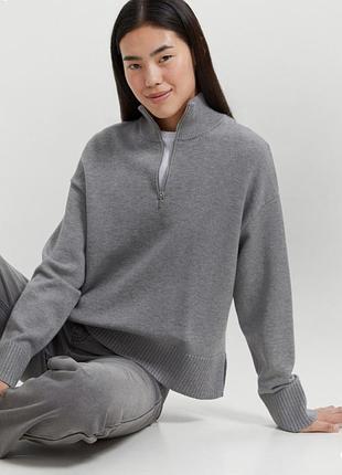 Светр, оверсайз светр, кофта, оверсайз кофта, светр з коміром, свитер с воротником