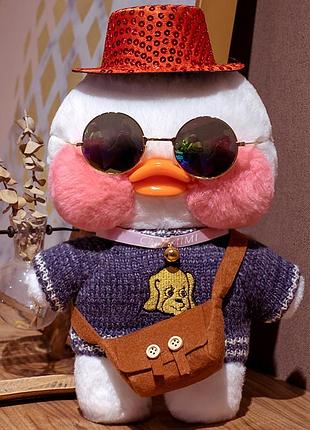 Качка лалафан - lalafanfan качечка м'яка іграшка cafe mimi duck