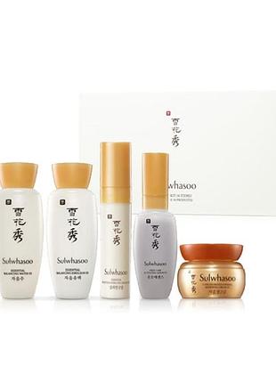 Набір мініатюр для зволоження та відновлення шкіри sulwhasoo miniature basic kit (5 items)