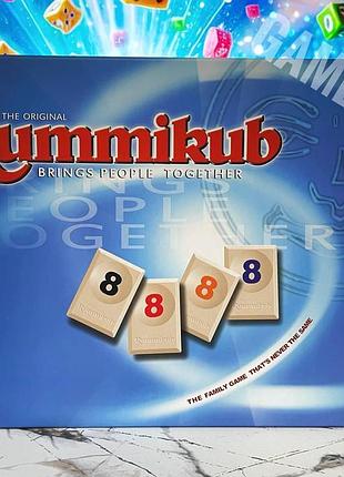 Большие фишки 39*27 мм 2-4 игроков настольная игра руммикуб rummikub + в подарок правила с переводом