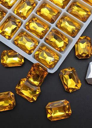 Кристаллы овал 10*14мм