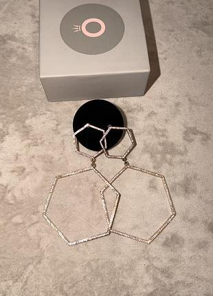 Новорічні святкові сережки, якісні