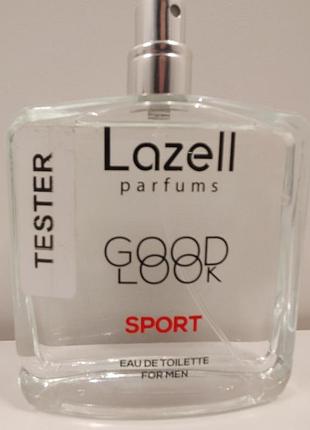 Туалетна вода (тестер) "lazell good look sport " для чоловіків