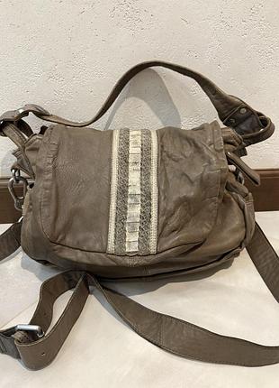 Шкіряна , брендова сумка