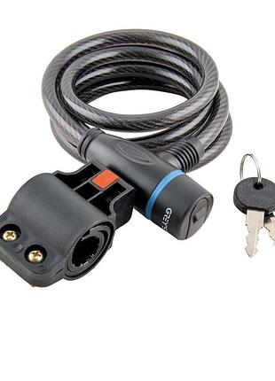 Грипси для велосипеда grey's gr17200 (130 мм) — з затискачами (lock-on), чорно-сірі