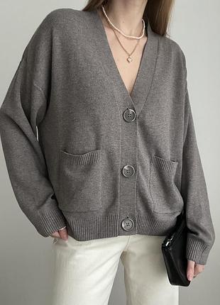 Кардиган кольору какао h&m