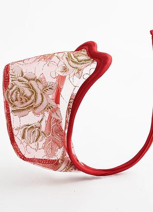 Мужские с-стринги без бретелек m-xl красный