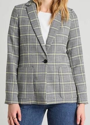 Стильний італійський жакет в клітинку fame