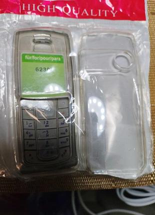 Чехол пластик "кристал" для nokia 6230i