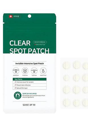 Патчи от прыщей some by mi 30 days miracle clear spot patch retail price 18 шт
