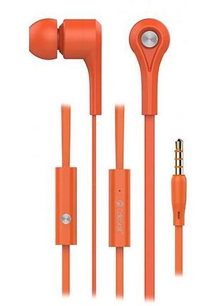 Вакуумні навушники celebrat d3 orange