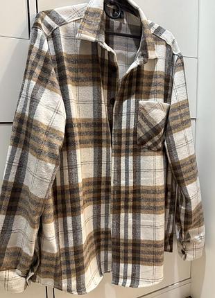 Сорочка рубашка в клітинку