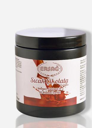 Напій гарячий шоколад & омега 3 & кальцій & вітамін d3 500 гр ersag