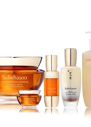 Омолоджуючий крем із екстрактом концентрованого женьшеню 60 мл sulwhasoo + преміум подарунок