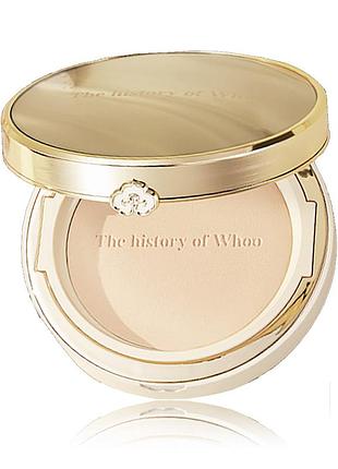 Компактная пудра с гладким финишем тон молочно-бежевый 13 г the history of whoo gongjinhyang: mi two way pact