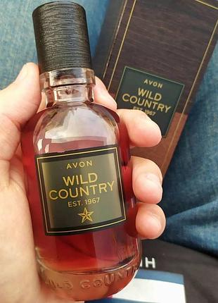 Мужская туалетная вода willd country, 75 мл (эйвон вайлд кантри)