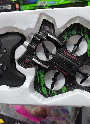 Іграшка-самолет на радіокеруванні fighter plane rc 4x 2.4ghz, дрон-винищувач, легкий у керуванні