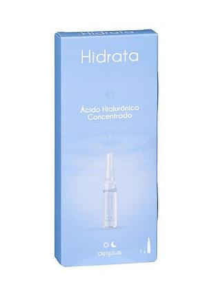 Гиалуроновая кислота концентрированная для лица ампулы 7 шт deliplus