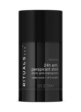 Чоловічий твердий антиперспірант стик від запаху поту rituals homme anti-perspirant 75 мл