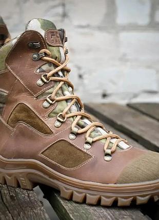 Берці зимові stalker утеплені на цигейці койот вставки мультикам 41