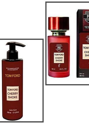 Нібр подарунковий том форд/ tom ford cherry smoke парфум+лосьйон