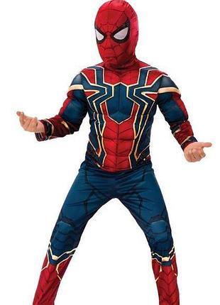 Костюм железный человек - паук (объемный), размер м (125-135 см) ост