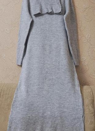 Платье водолазка свитер оверсайз 2