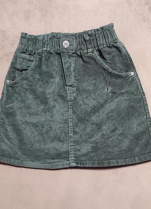 Юбка вельветовая