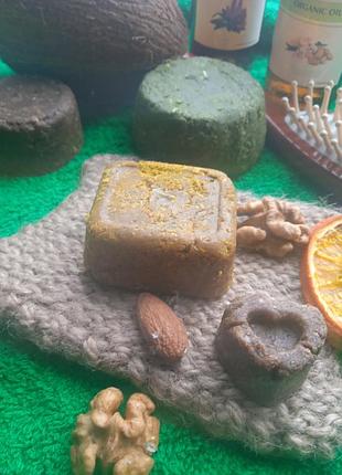 Натуральный твердый шампунь для нормального типа волос