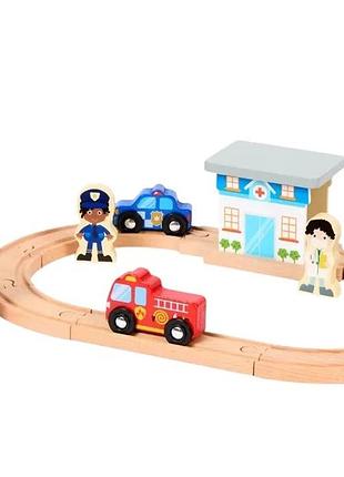 Ігровий набір дерев'яний трек mini matters від 10 місяців