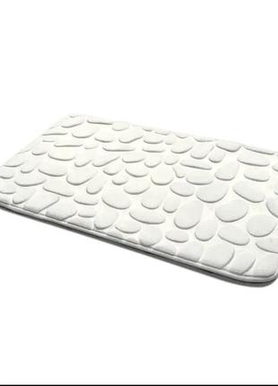 Поглинальний килимок у ванну кімнату 50*80 білий