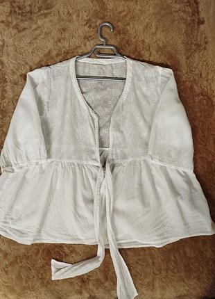 Блузка из прошвы котоновая