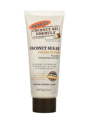 Palmer's coconut oil formula скраб для обличчя з кокосовим цукром 90 г