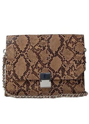 Zara сумка змея принт